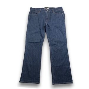 Levis 415 Classic Boot Jeans Womens 20W Dark Wash Blue Mid Rise Denim Pants